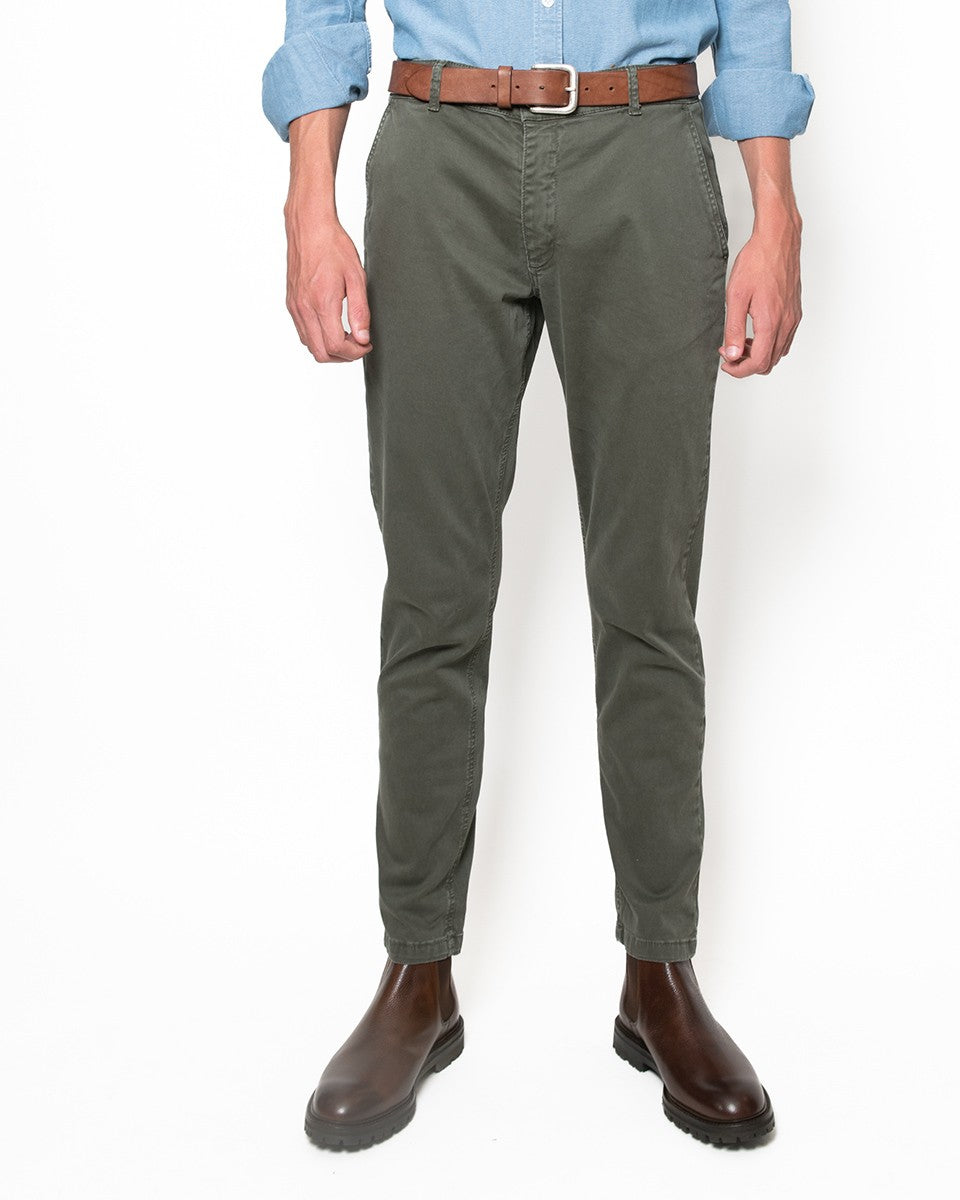 PANTALÓN CHINO BOMBOOGIE 322/VERDE / 38