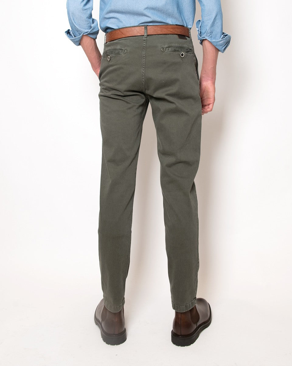 PANTALÓN CHINO BOMBOOGIE 322/VERDE / 38