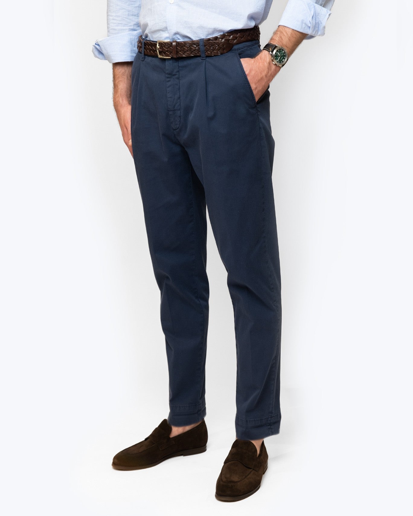 PANTALÓN CHINO  40WEFT W1715/AZUL / 54