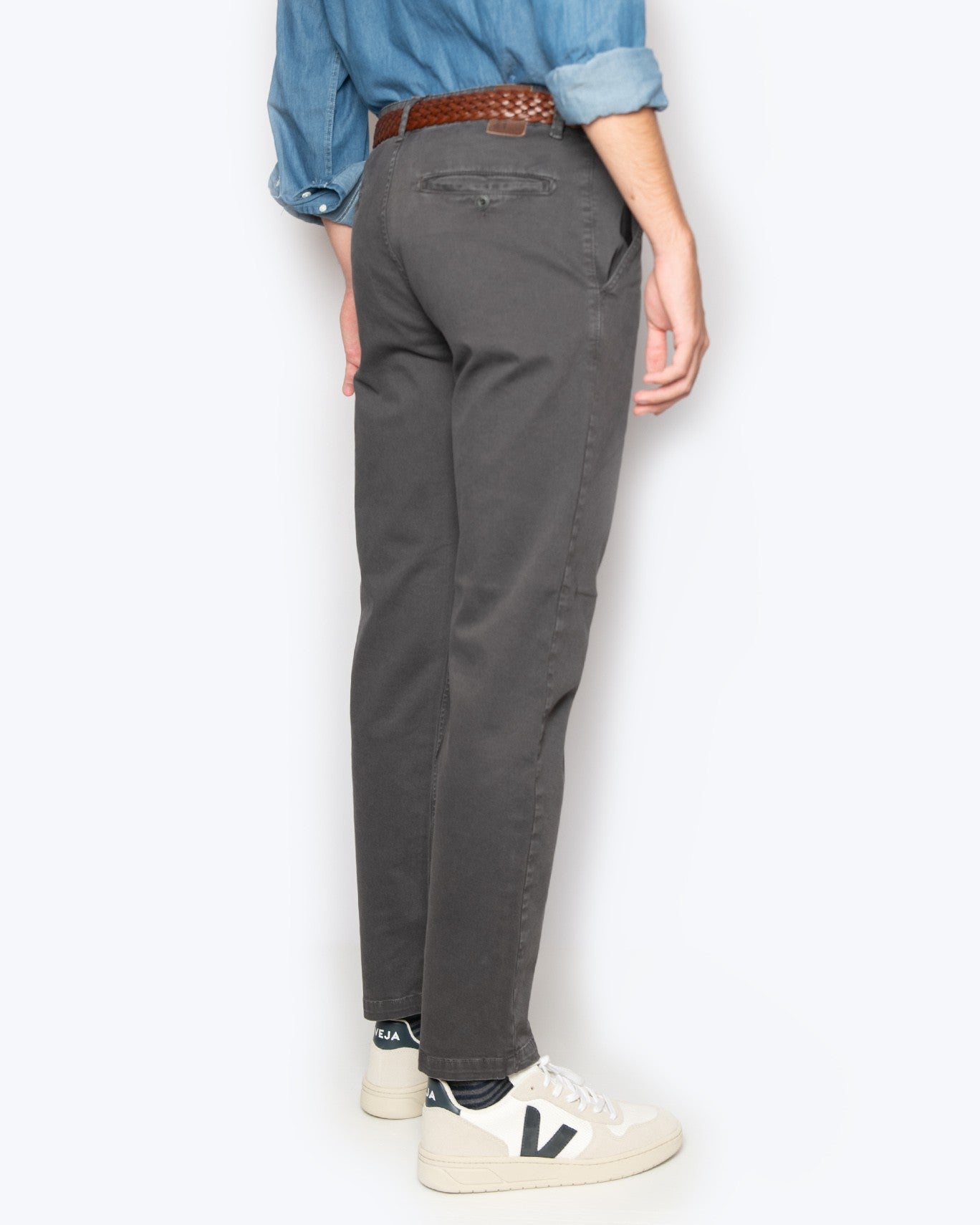 PANTALON CHINO   BOMBOOGIE 52/GRIS OSC. / 38