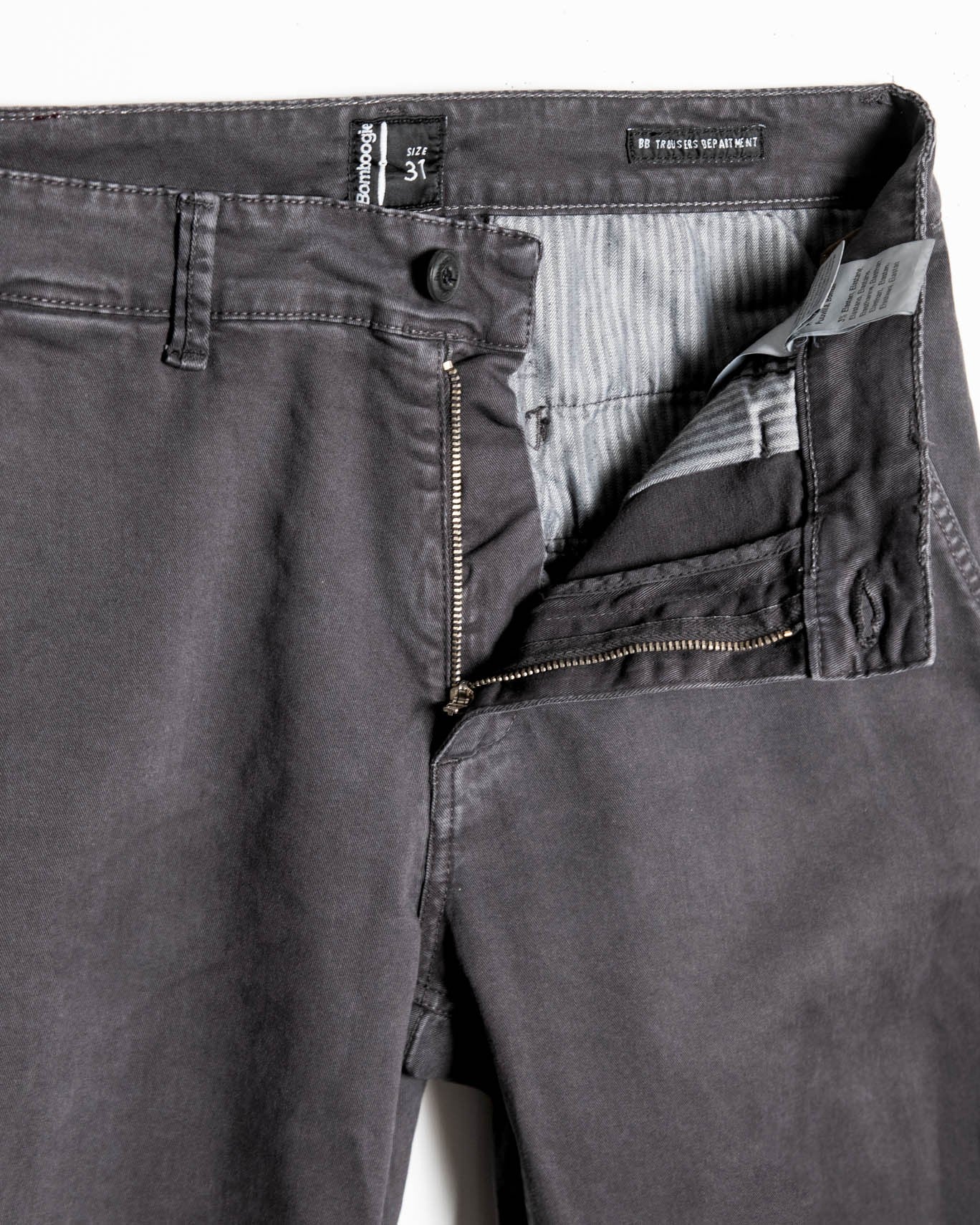 PANTALON CHINO   BOMBOOGIE 52/GRIS OSC. / 38