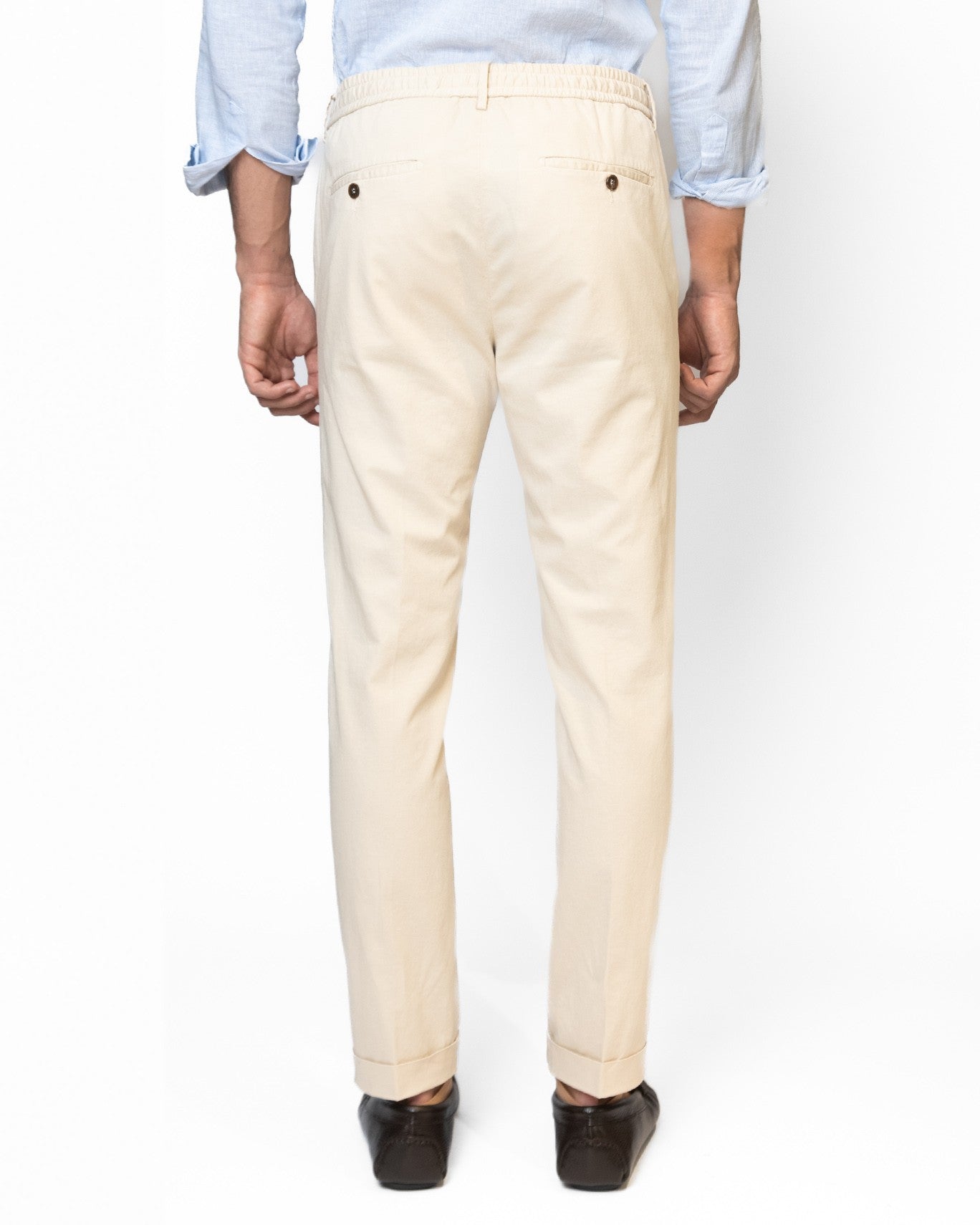 PANTALÓN CHINO CON VUELTA SEVENTY 004/BEIGE CL. / 54