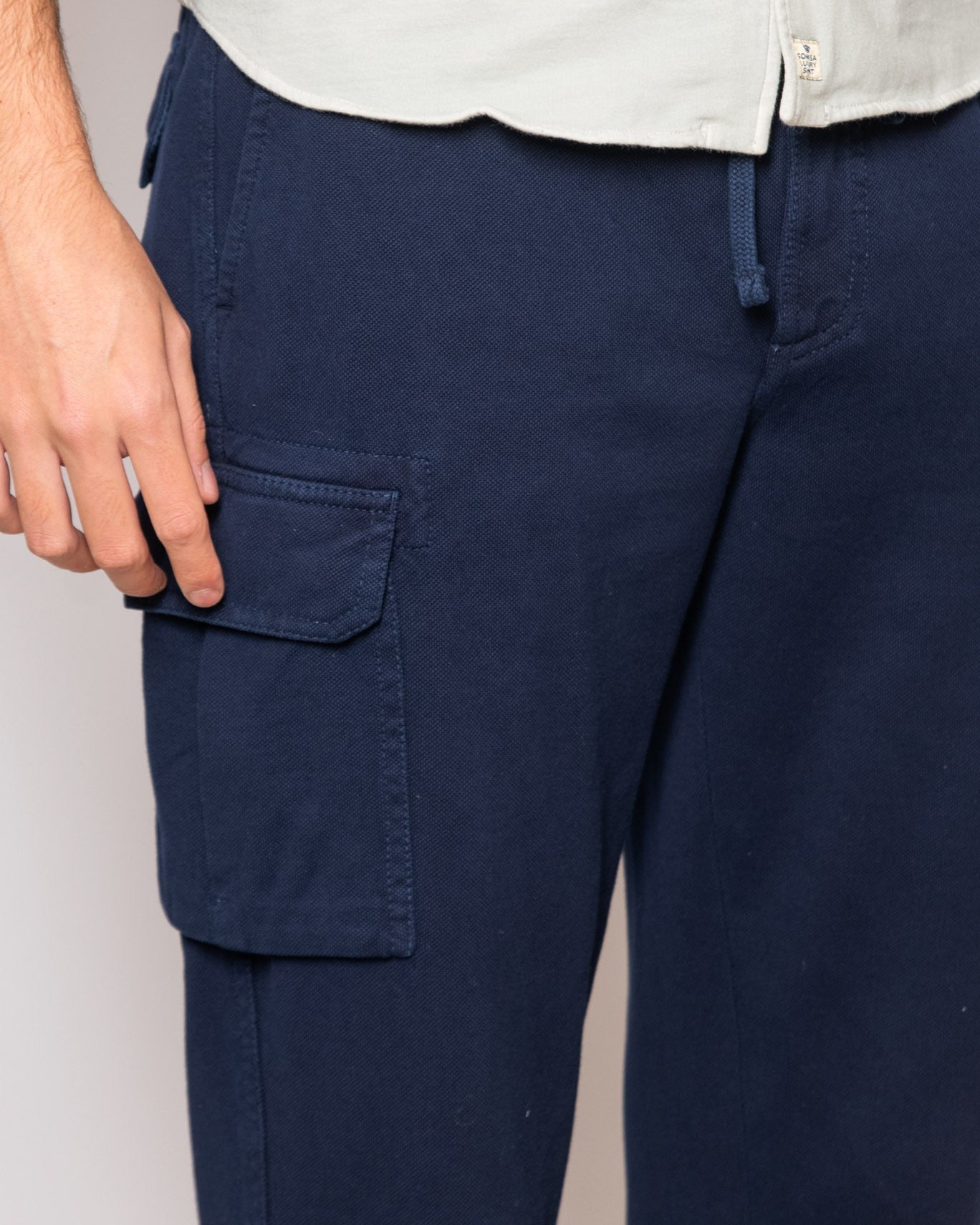 PANTALON CHINO CARGO CIRCOLO 697TO/AZUL / 54