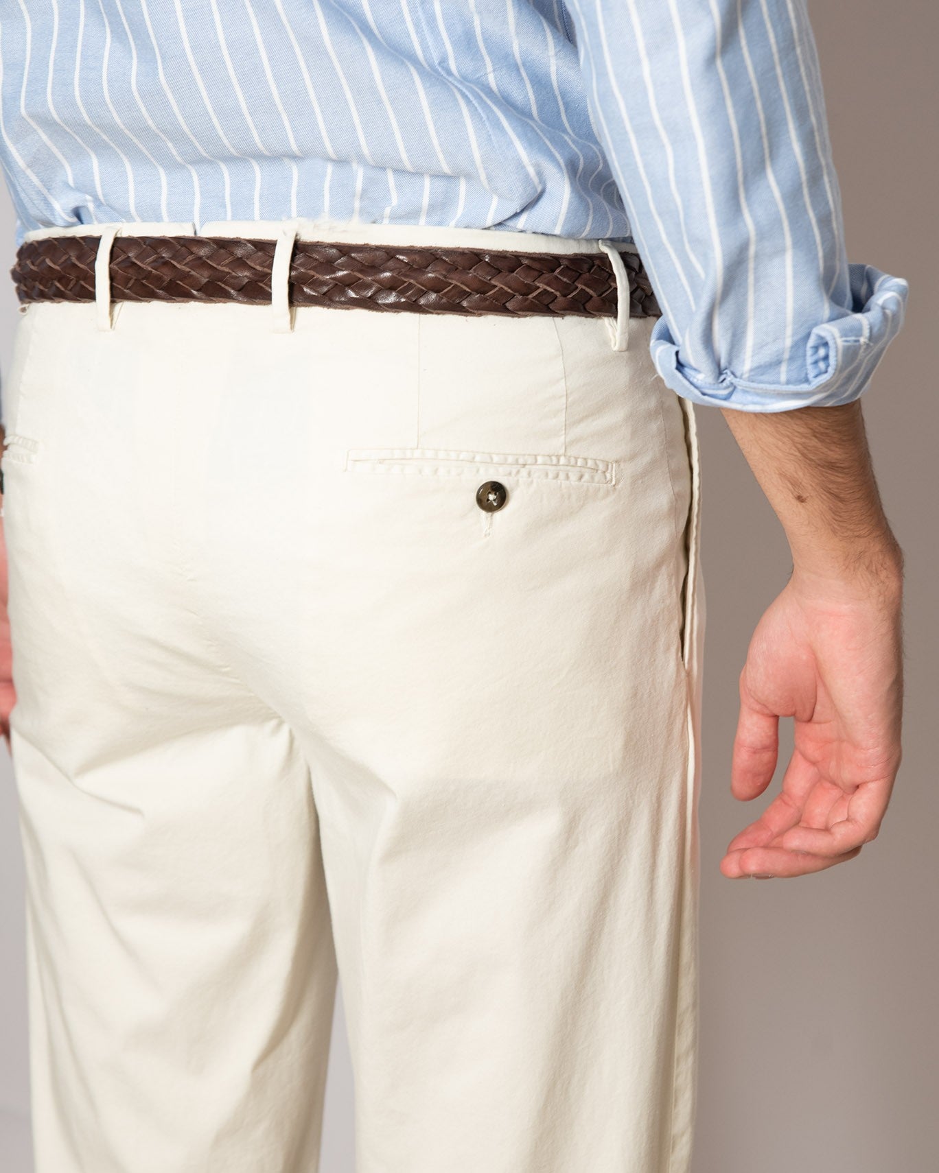 PANTALON CHINO L.B.M. 1911 4/BEIGE CLARO / 56