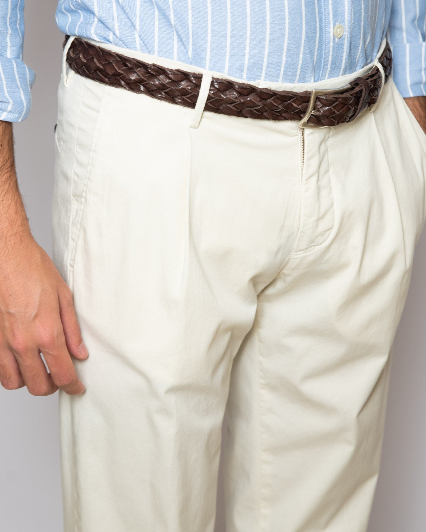 PANTALON CHINO L.B.M. 1911 4/BEIGE CLARO / 56