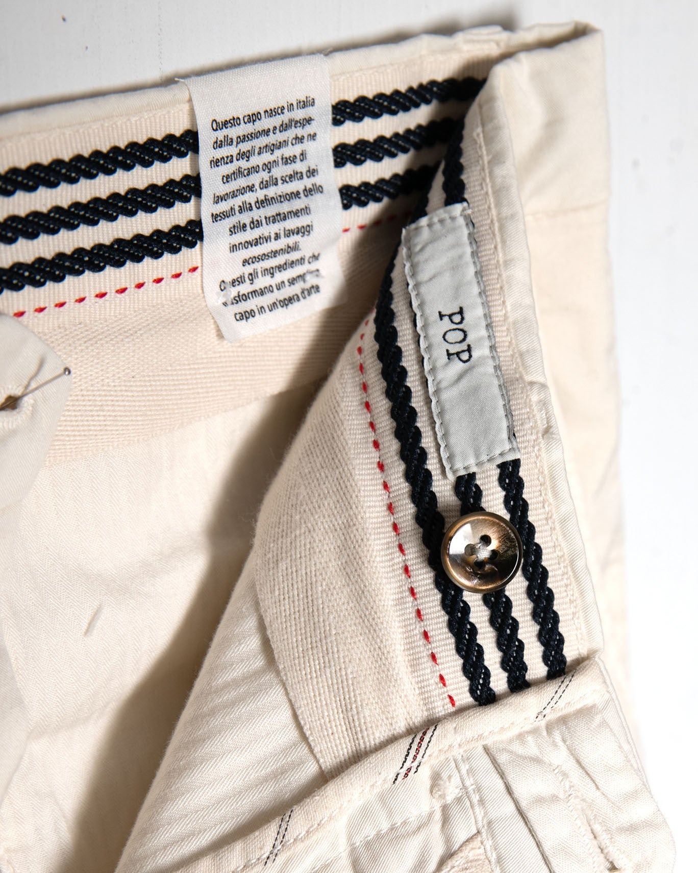 PANTALON CHINO L.B.M. 1911 4/BEIGE CLARO / 56