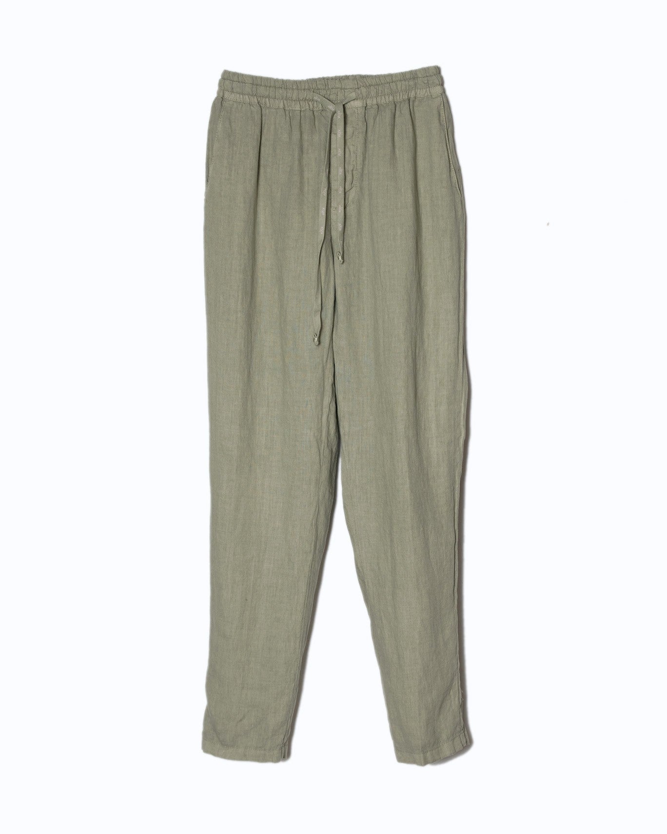 PANTALON CHINO LINO ALTEA 44/LINO VERDE / 4XL