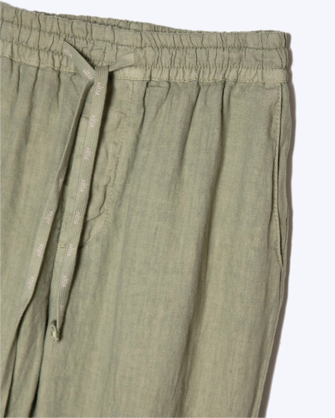 PANTALON CHINO LINO ALTEA 44/LINO VERDE / 4XL