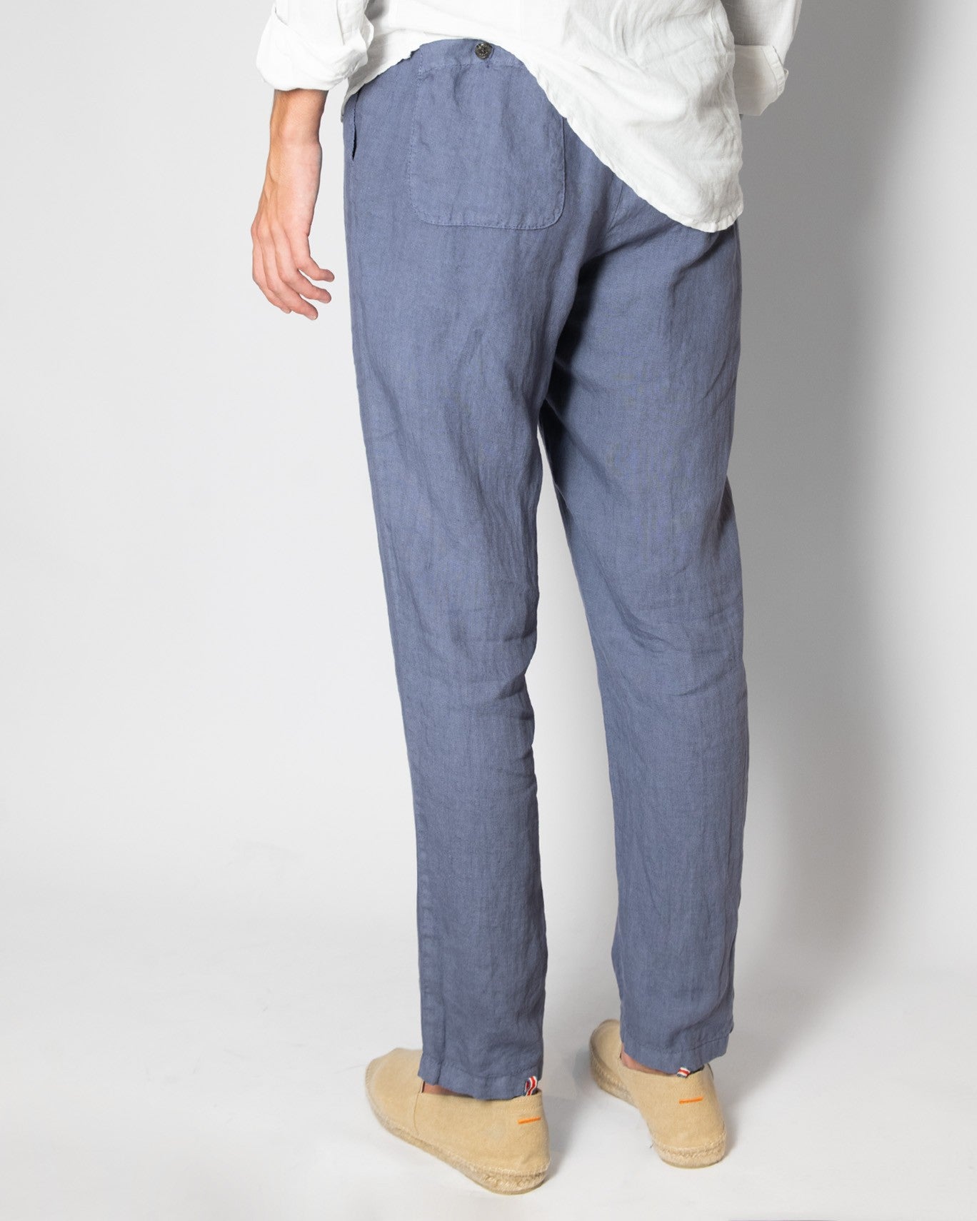 PANTALON CHINO  LINO ALTEA 11/LINO AZUL / 4XL