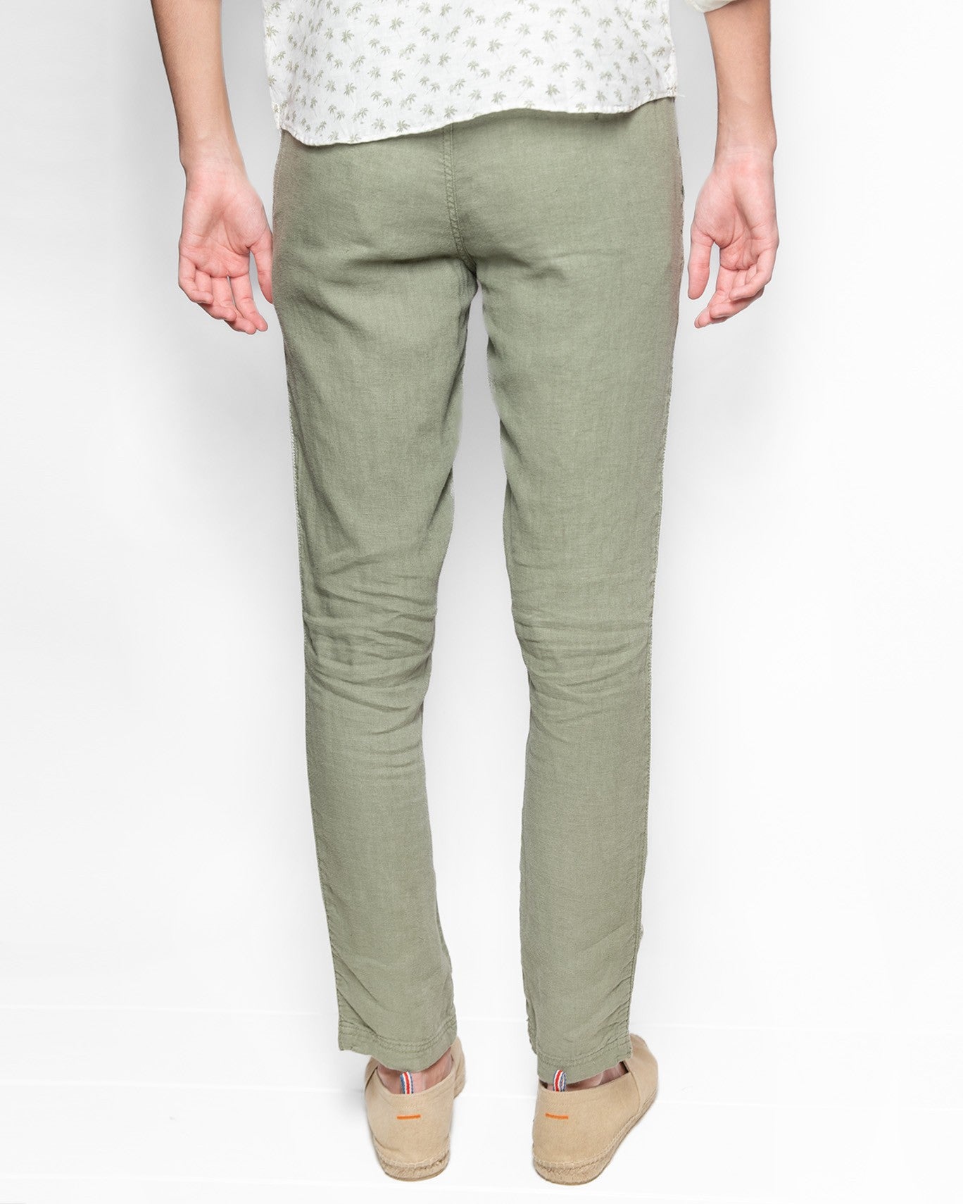 PANTALON CHINO LINO CALA 1789 HWW97/LINO VERDE / XXL