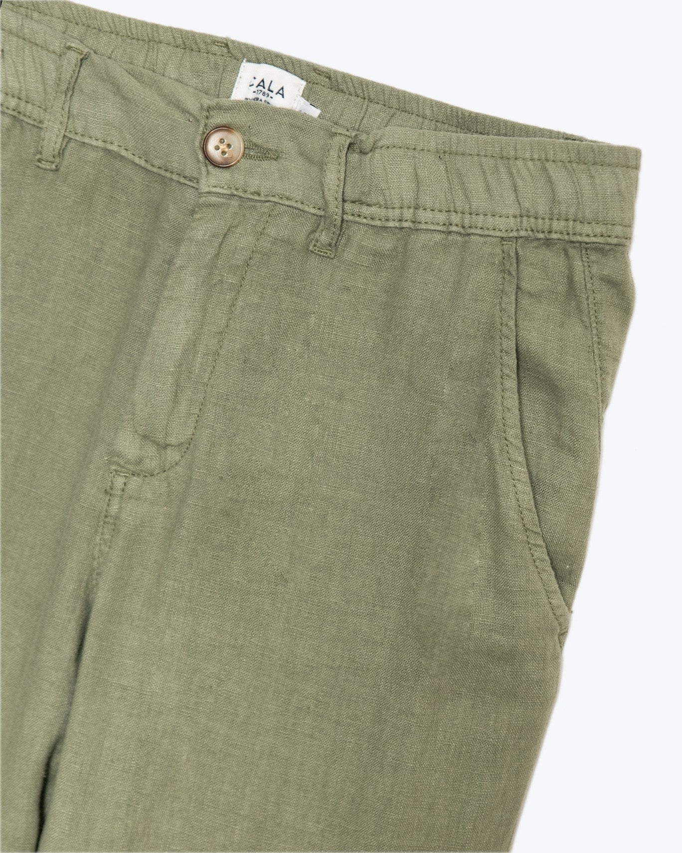 PANTALON CHINO LINO CALA 1789 HWW97/LINO VERDE / XXL