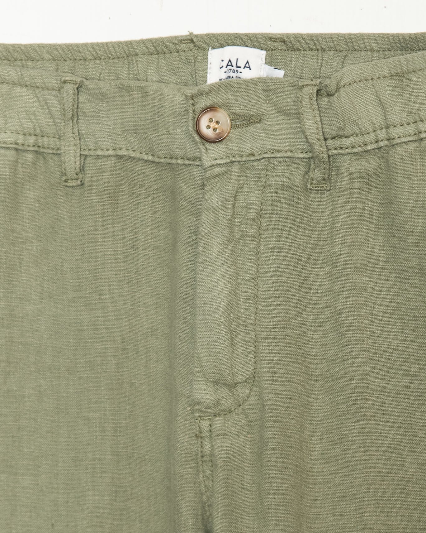 PANTALON CHINO LINO CALA 1789 HWW97/LINO VERDE / XXL