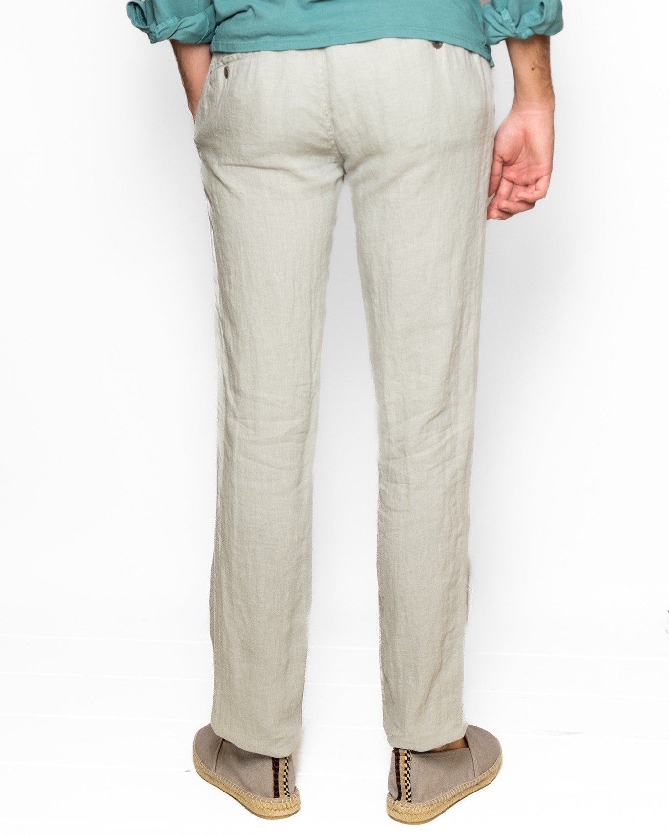 PANTALON CHINO LINO HARTFORD 101/LINO GRIS CL. / 54