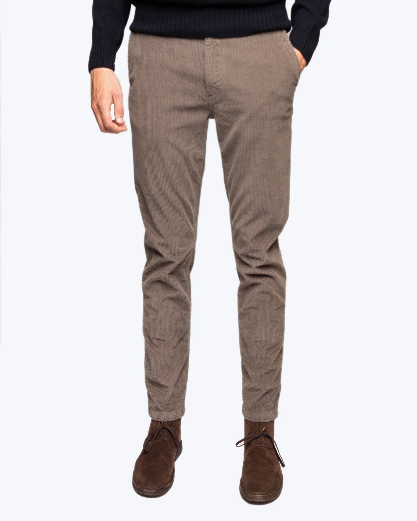 PANTALÓN CHINO PANA   BOMBOOGIE 871/PANA MARRON / 36