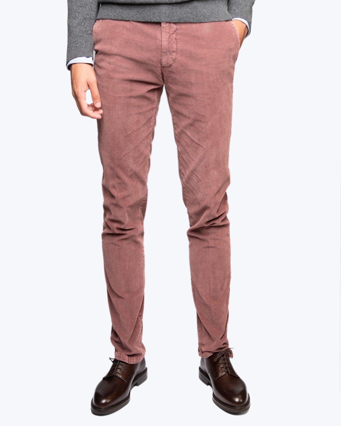 PANTALÓN CHINO PANA SANTANIELLO 30/PANA ROSA / 54