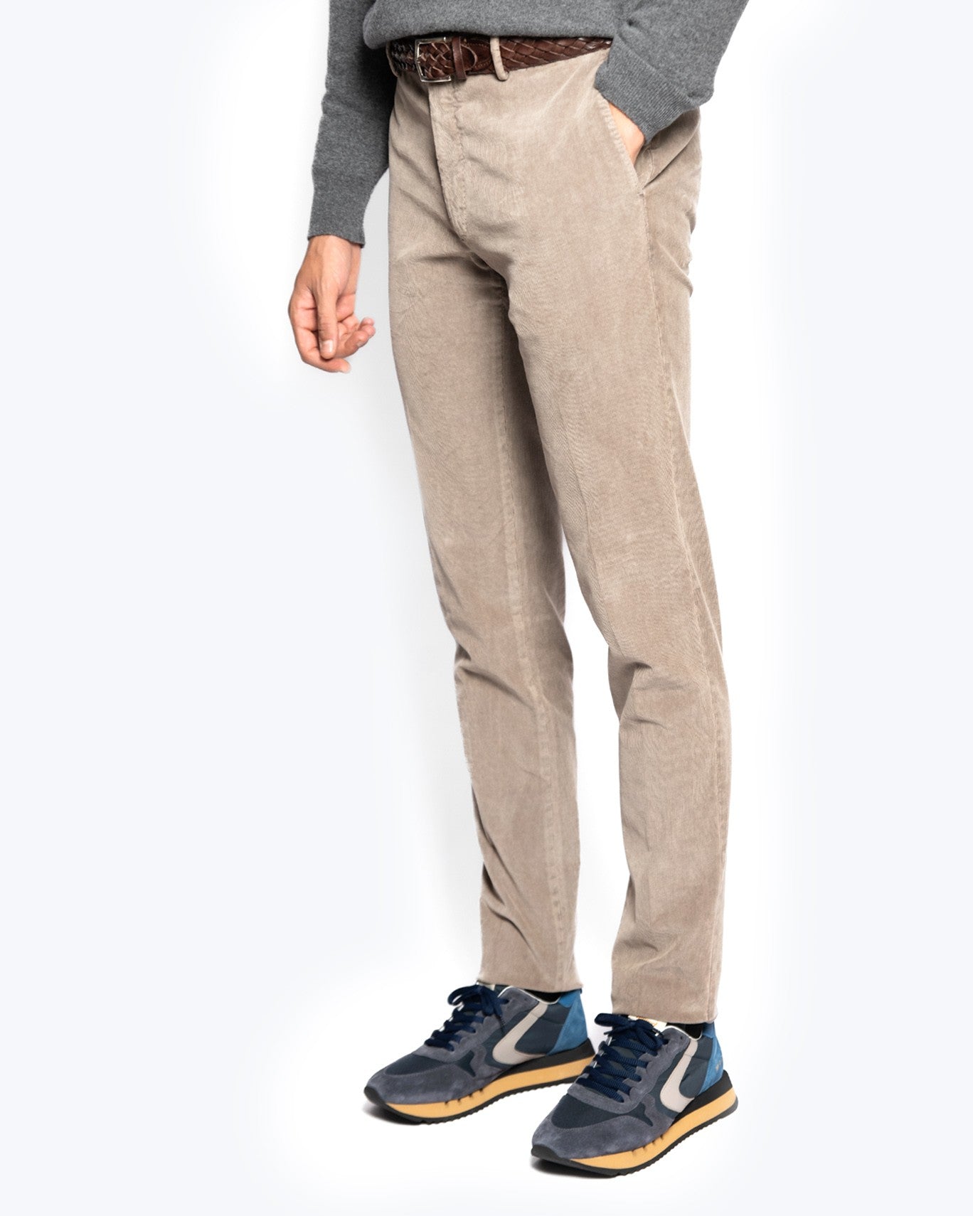 PANTALÓN CHINO PANA SANTANIELLO 19/PANA BEIGE OSC. / 58