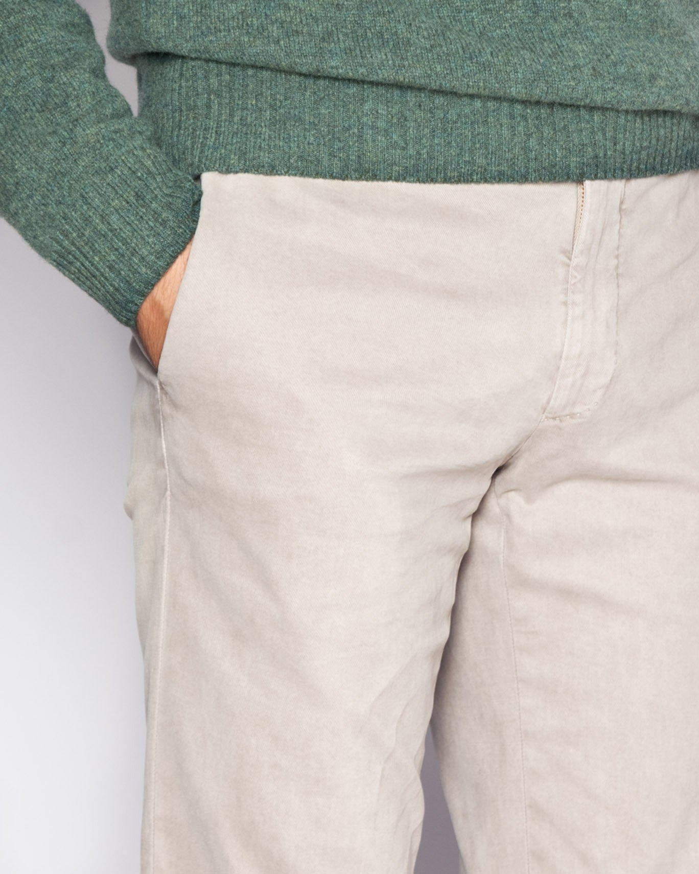 PANTALÓN CHINO SANTANIELLO 27/PIEDRA / 56