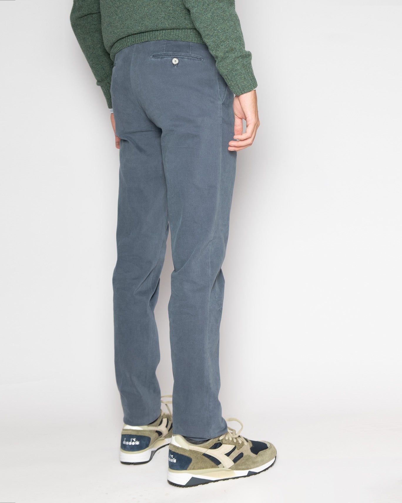 PANTALÓN CHINO SANTANIELLO 73/AZUL MEDIO / 56