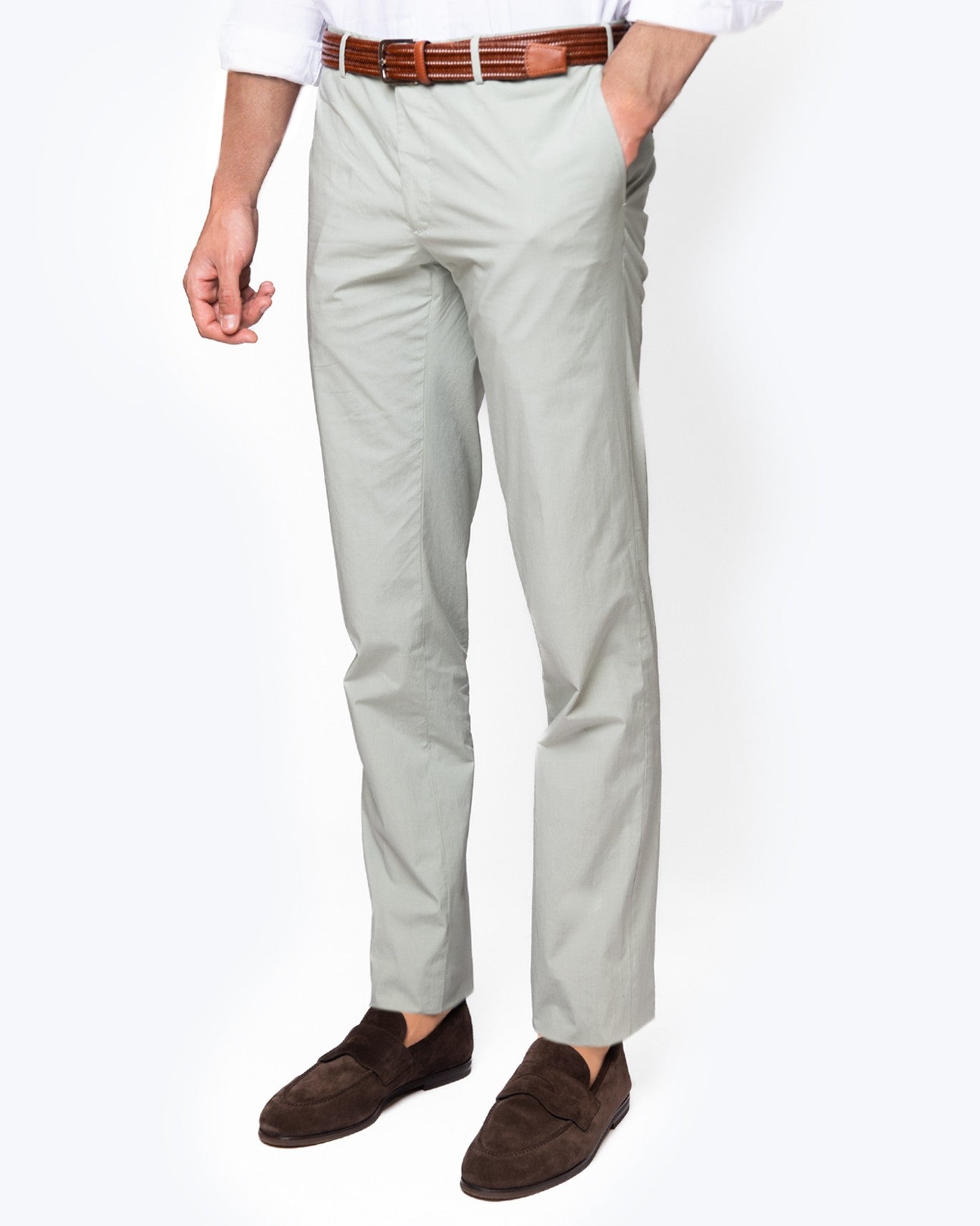 PANTALÓN CHINO SANTANIELLO 38/VERDE CL. / 58