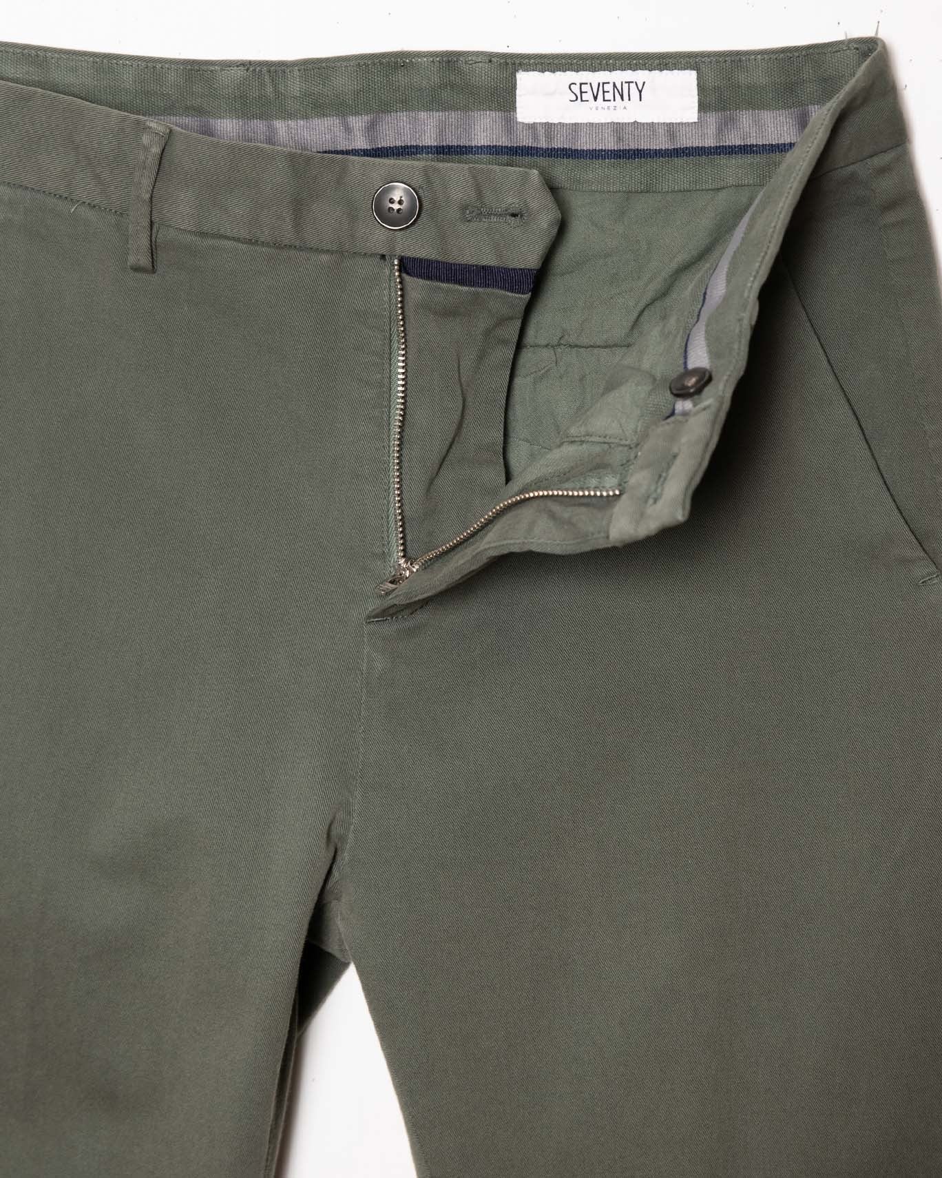 PANTALON CHINO   SEVENTY PT867/VERDE / 56