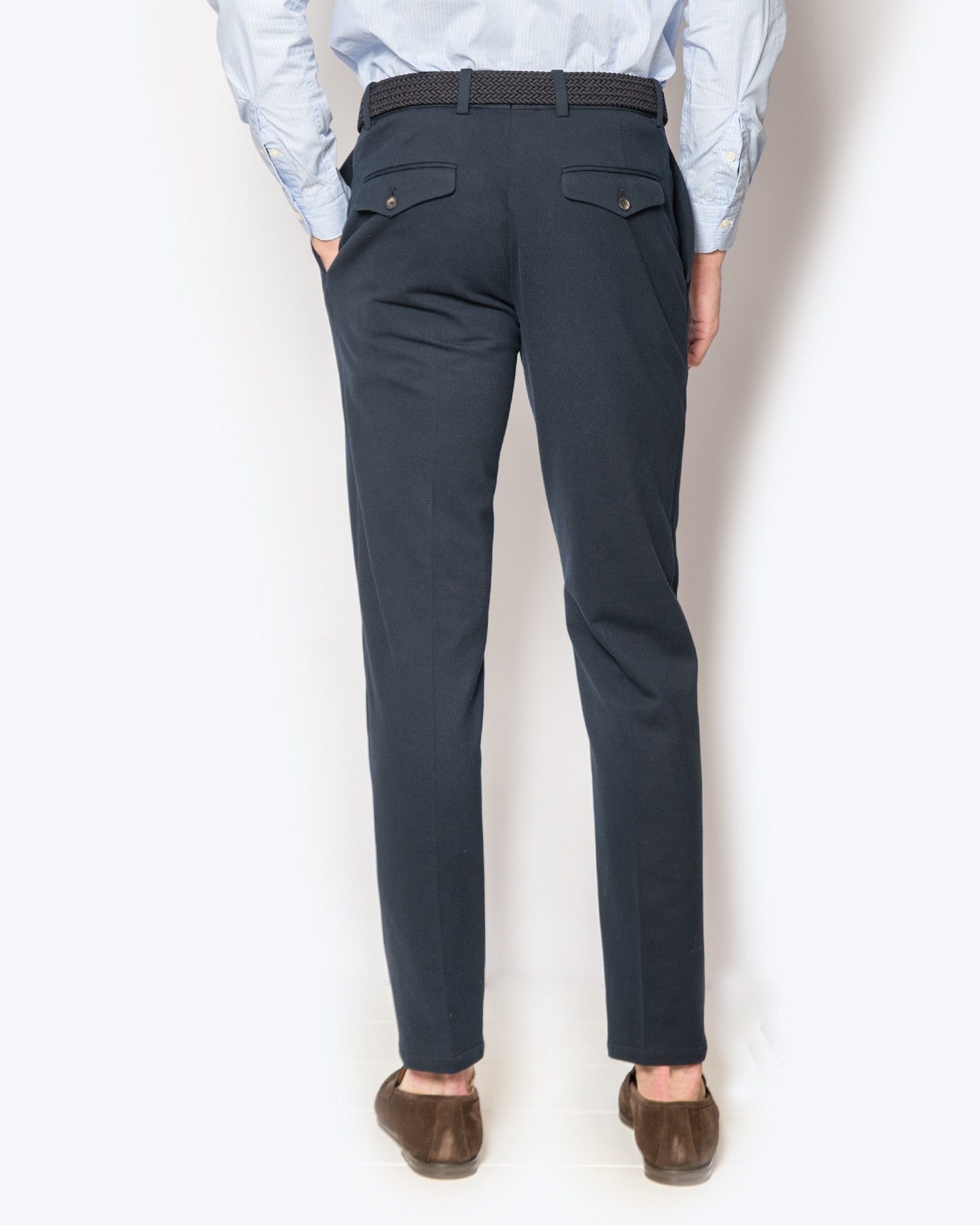 PANTALÓN CHINO PIQUÉ CIRCOLO 447/PIQUE NAVY / 54