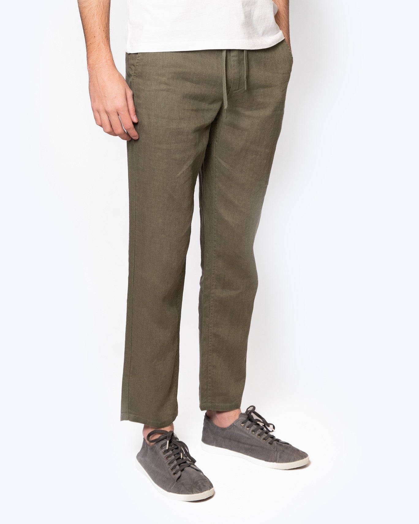 PANTALÓN CHINO LINO ECOALF 128/LINO OLIVA / XXL