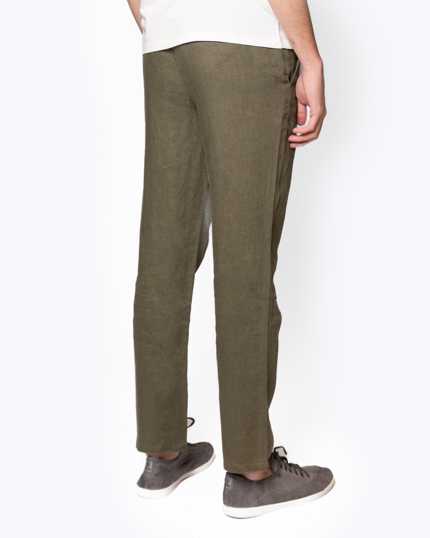 PANTALÓN CHINO LINO ECOALF 128/LINO OLIVA / XXL