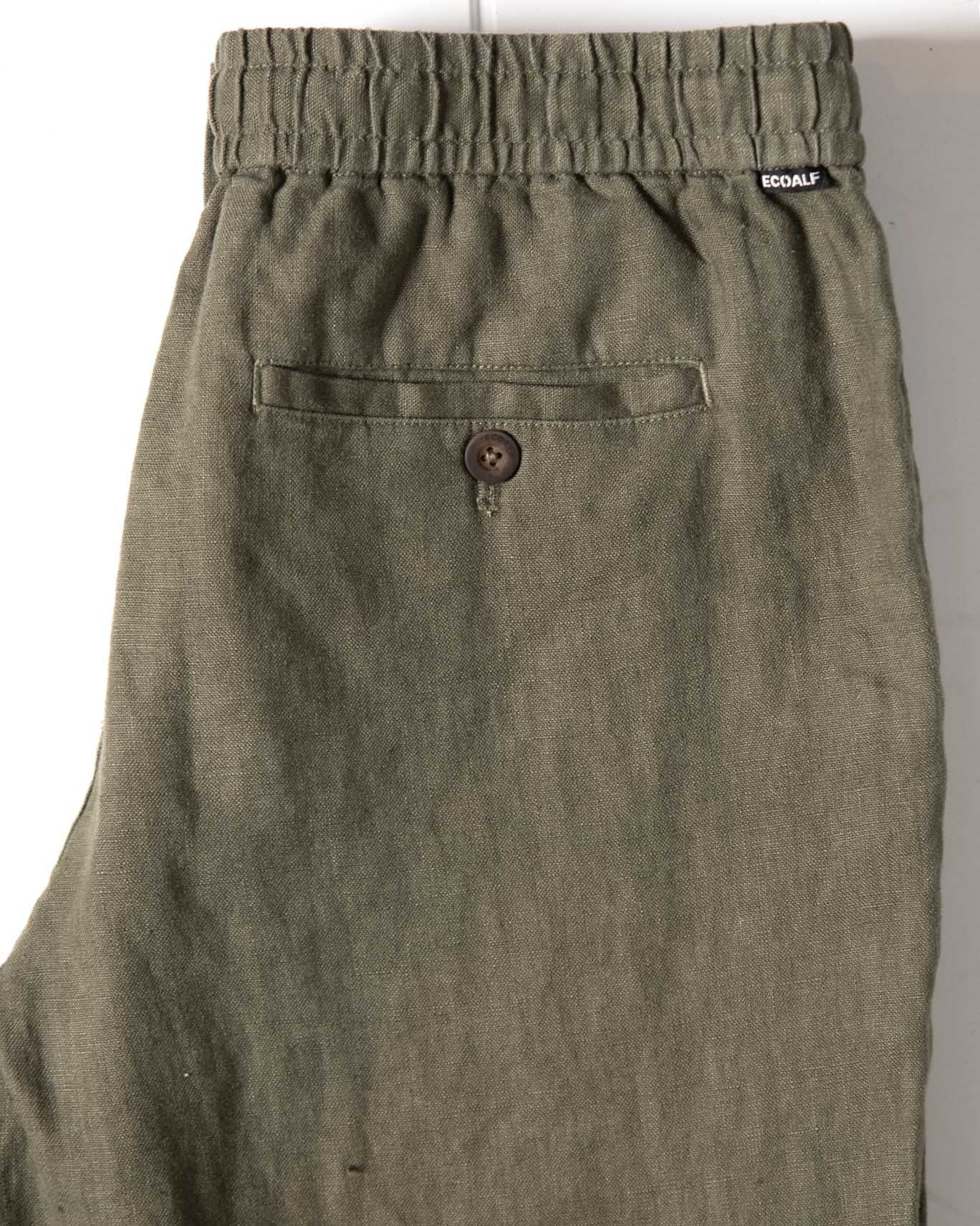 PANTALÓN CHINO LINO ECOALF 128/LINO OLIVA / XXL