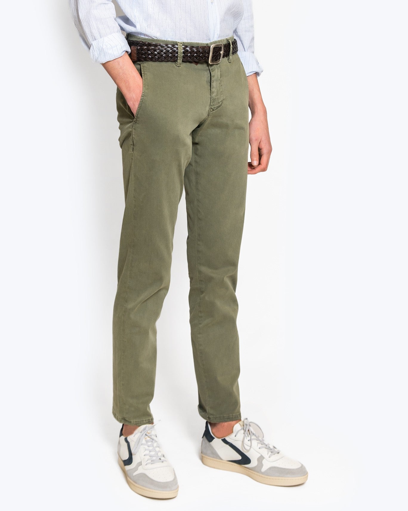 PANTALÓN CHINO MAC JEANS 656W/VERDE / 38