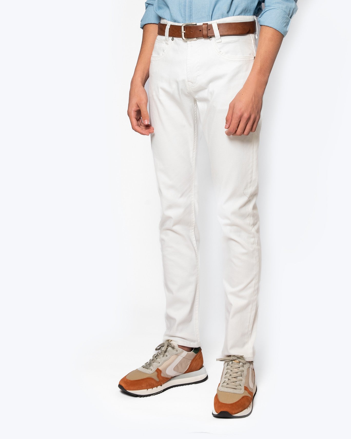 PANTALON 5 BOLSILLOS MAC JEANS H010/BLANCO / 36