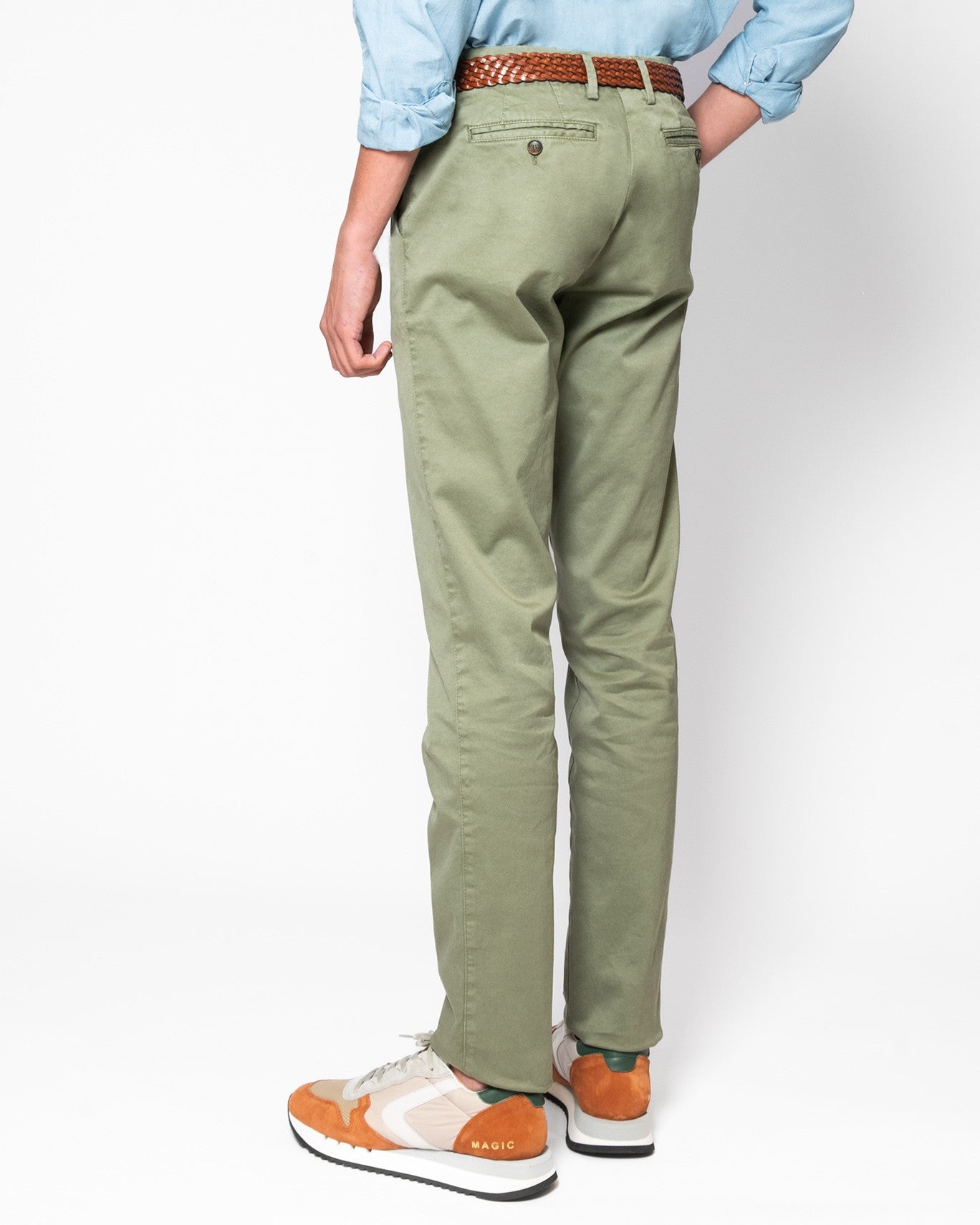 PANTALÓN CHINO RE-HASH 5100/VERDE / 40