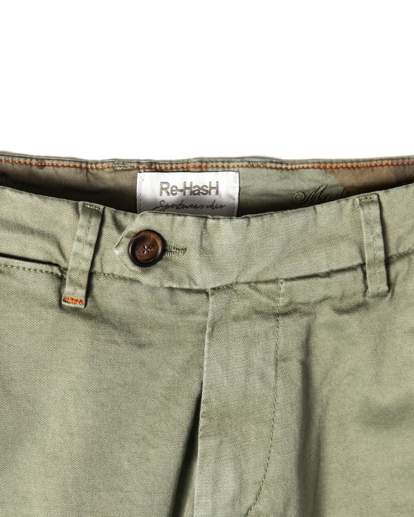 PANTALÓN CHINO RE-HASH 5100/VERDE / 40