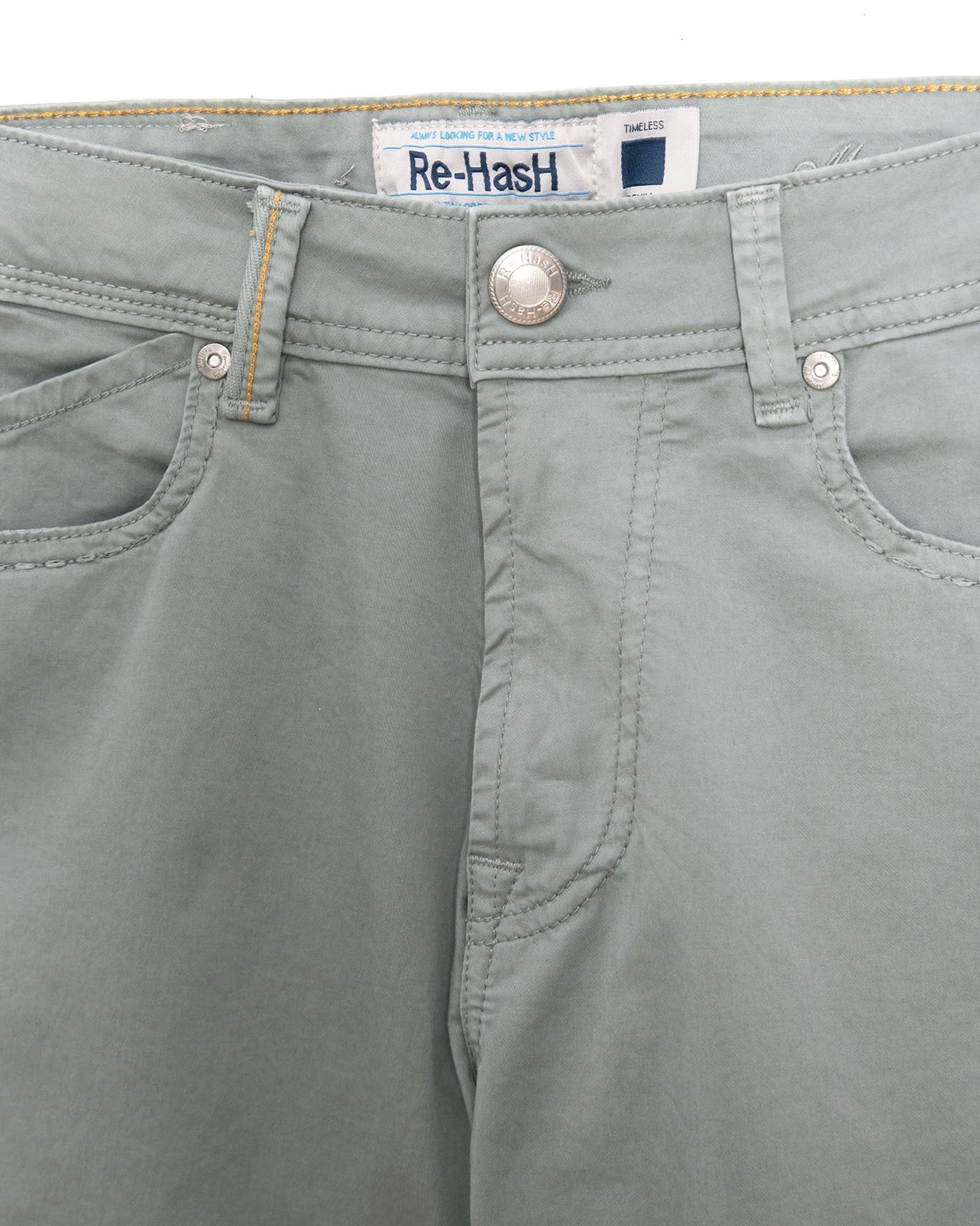 PANTALÓN RE-HASH 5430/VERDE AGUA / 40