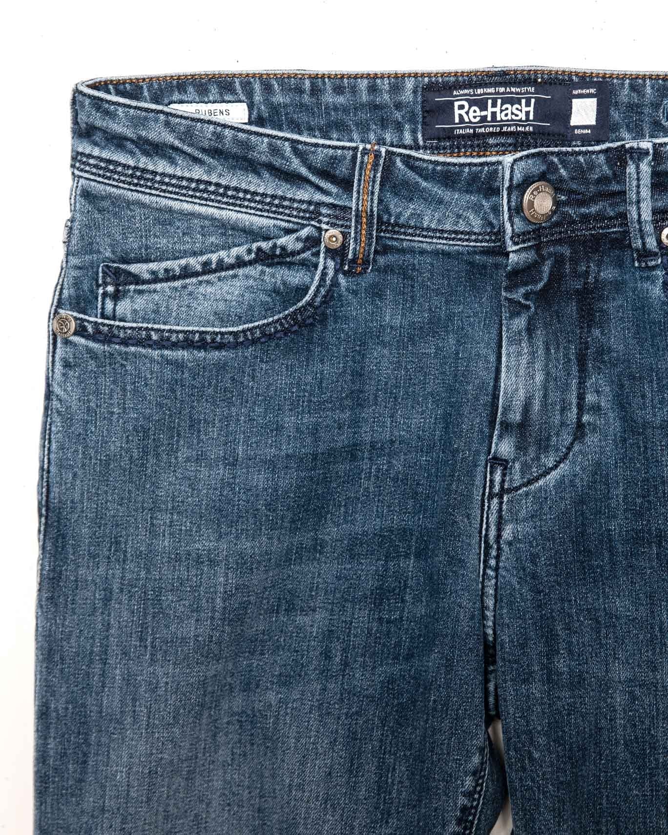 PANTALÓN VAQUERO RE-HASH BLUE / 36