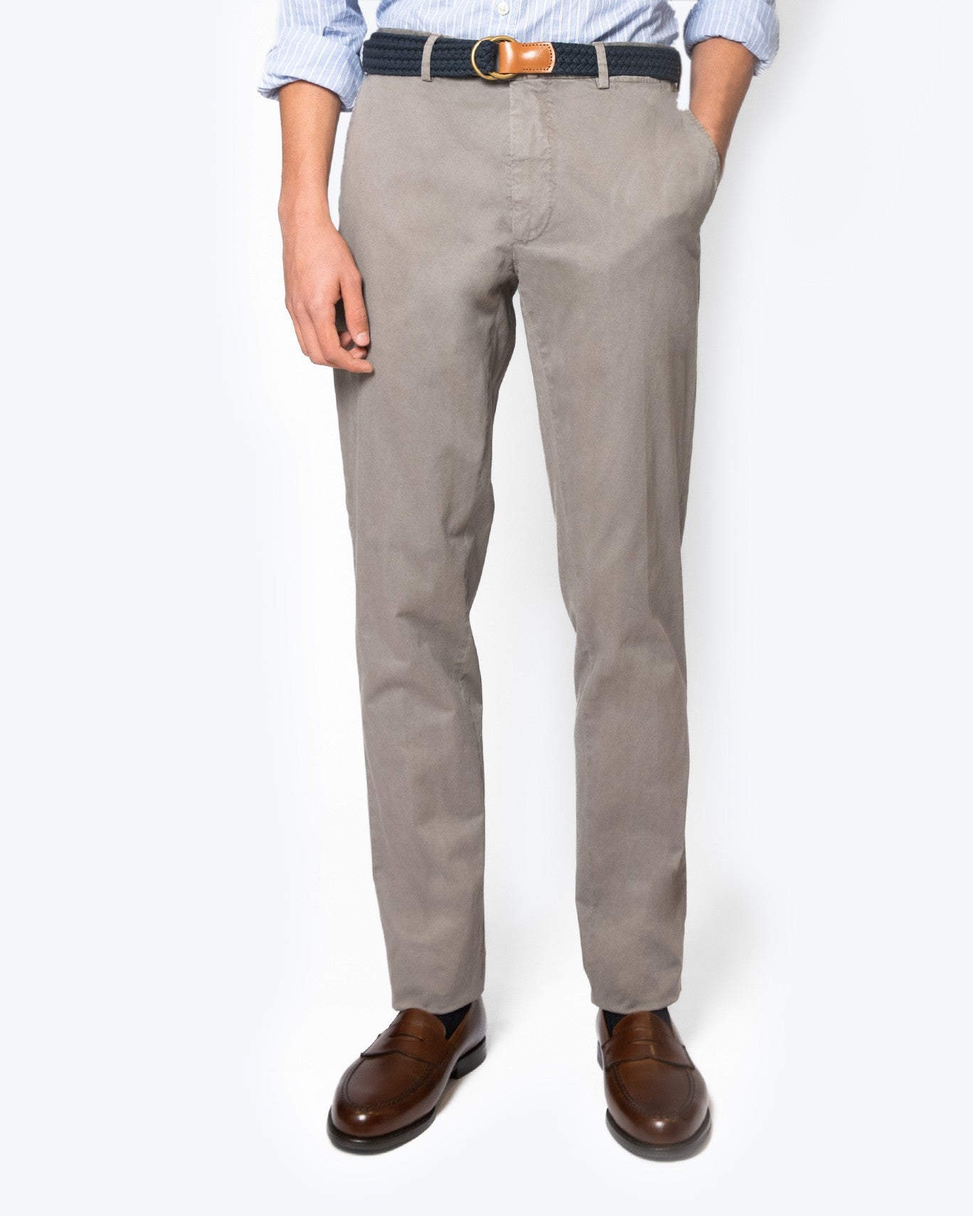 PANTALÓN CHINO SANTANIELLO 95/TOPO / 56