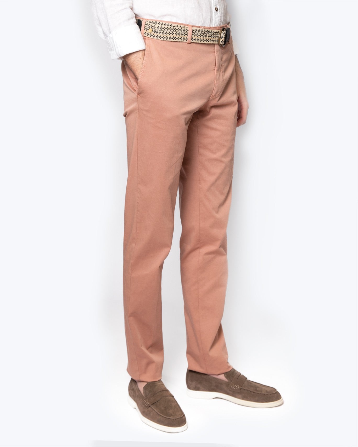 PANTALÓN CHINO SANTANIELLO 34/TEJA / 54