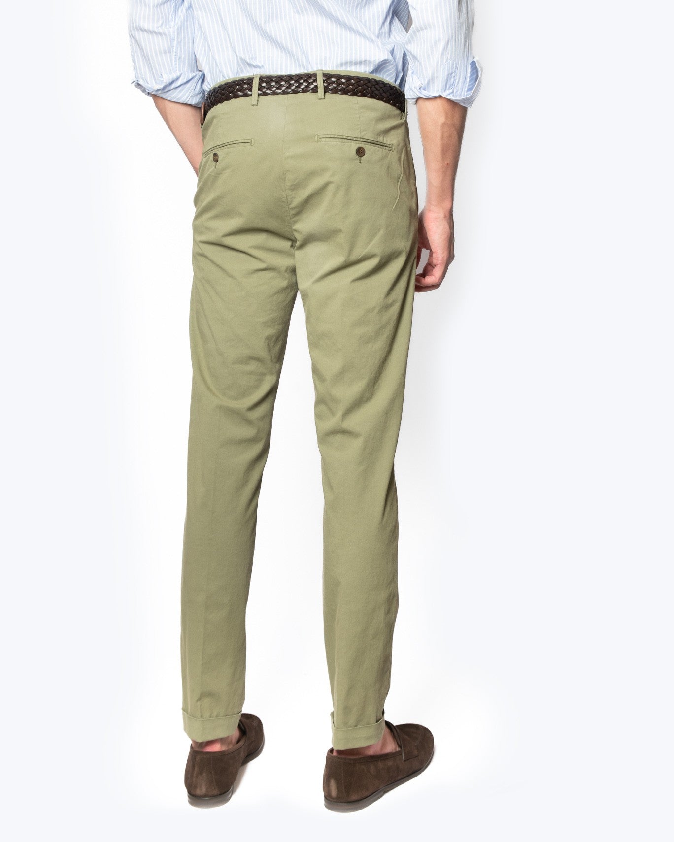 PANTALÓN CHINO SEVENTY 075/VERDE / 56