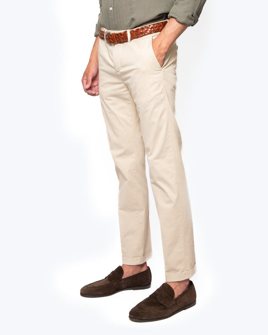 PANTALÓN CHINO SEVENTY 041/BEIGE CLARO / 56