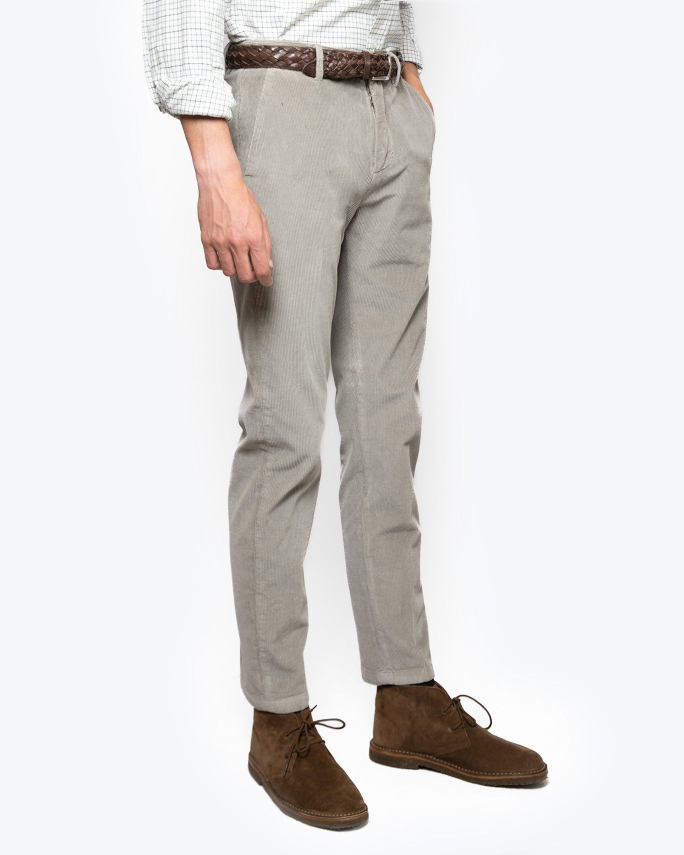 PANTALÓN CHINO PANA SEVENTY PT044/PANA GRIS OSC. / 56