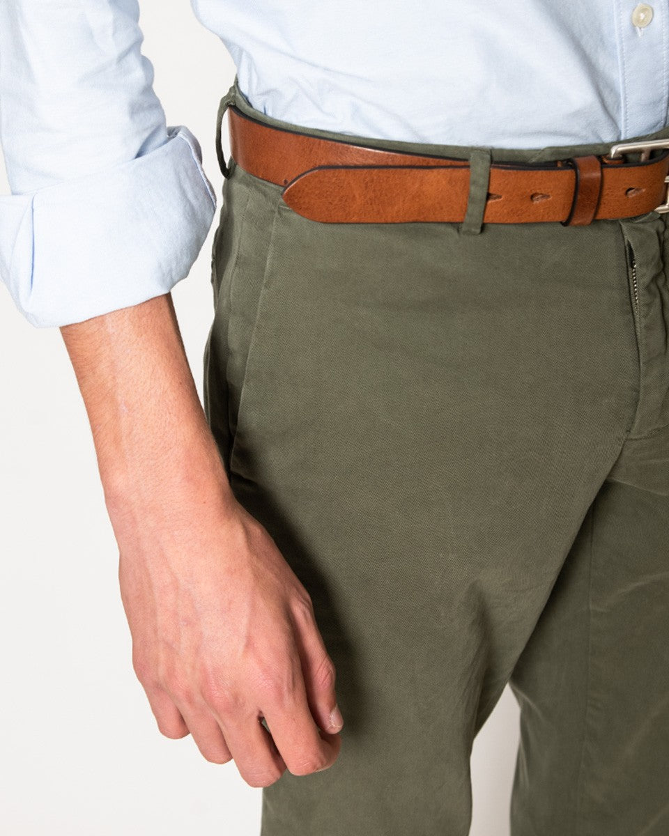 PANTALÓN CHINO TWAY 62/VERDE / 56