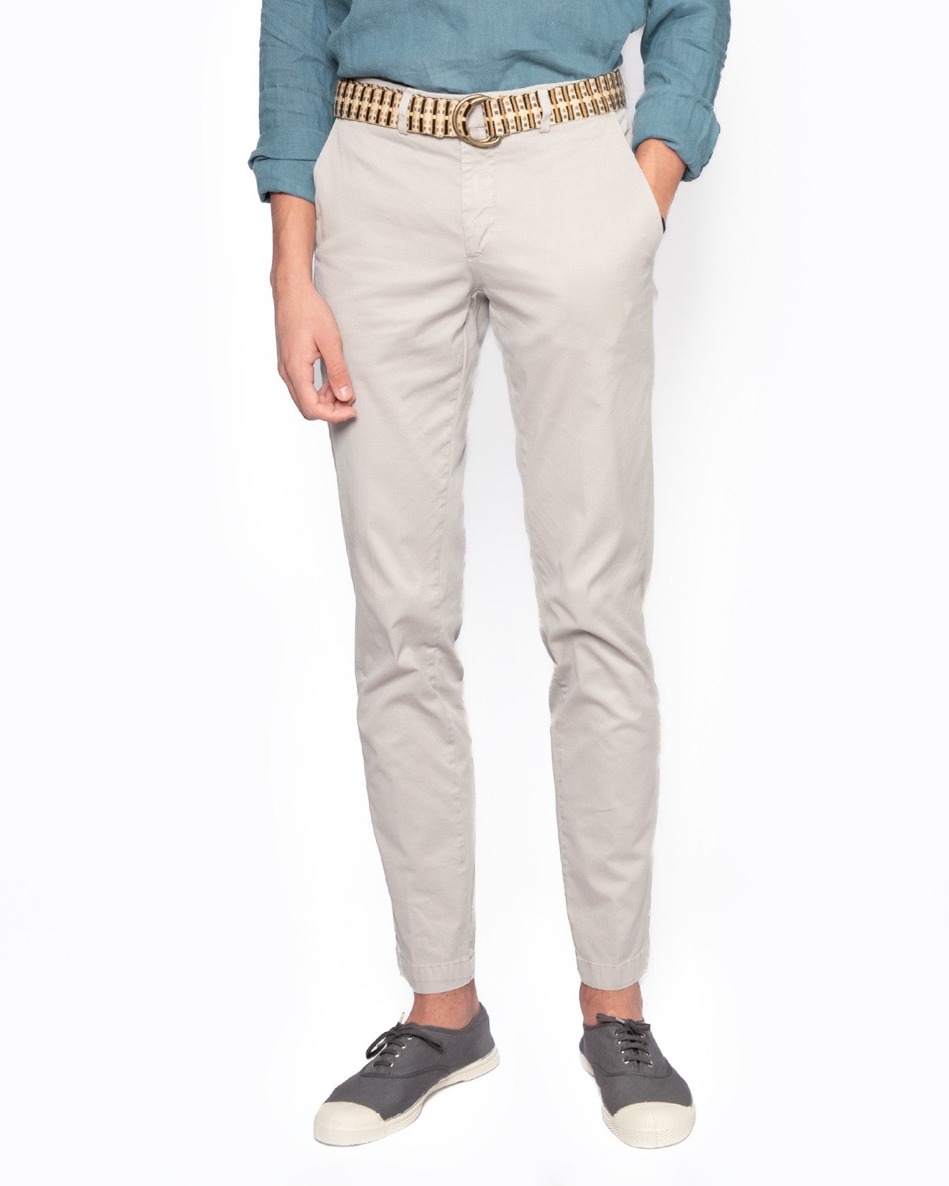 PANTALÓN CHINO TWAY 550/GRIS CL. / 54