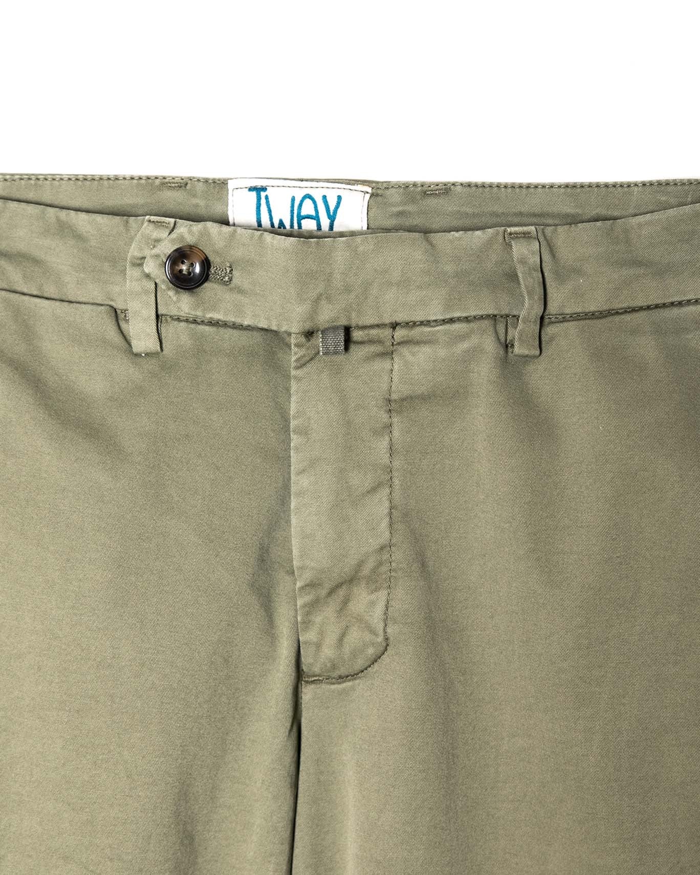 PANTALÓN CHINO TWAY 562/VERDE / 54