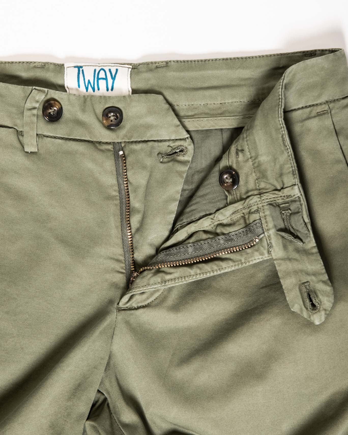 PANTALÓN CHINO TWAY 562/VERDE / 54