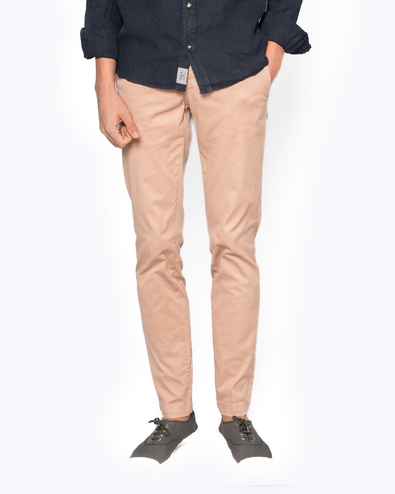 PANTALÓN CHINO TWAY 569/ROSA / 52