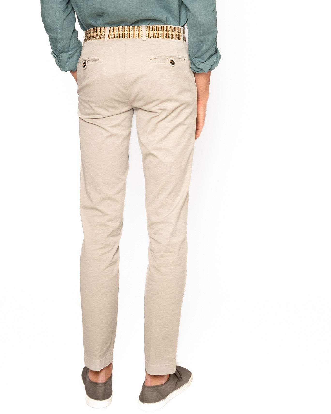 PANTALÓN CHINO TWAY 5103/BEIGE CLARO / 56