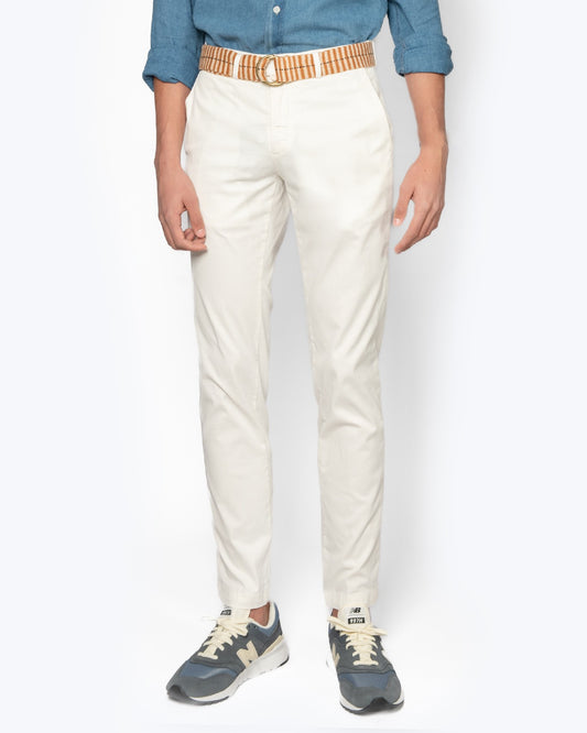 PANTALÓN CHINO TWAY 5120/BLANCO / 52