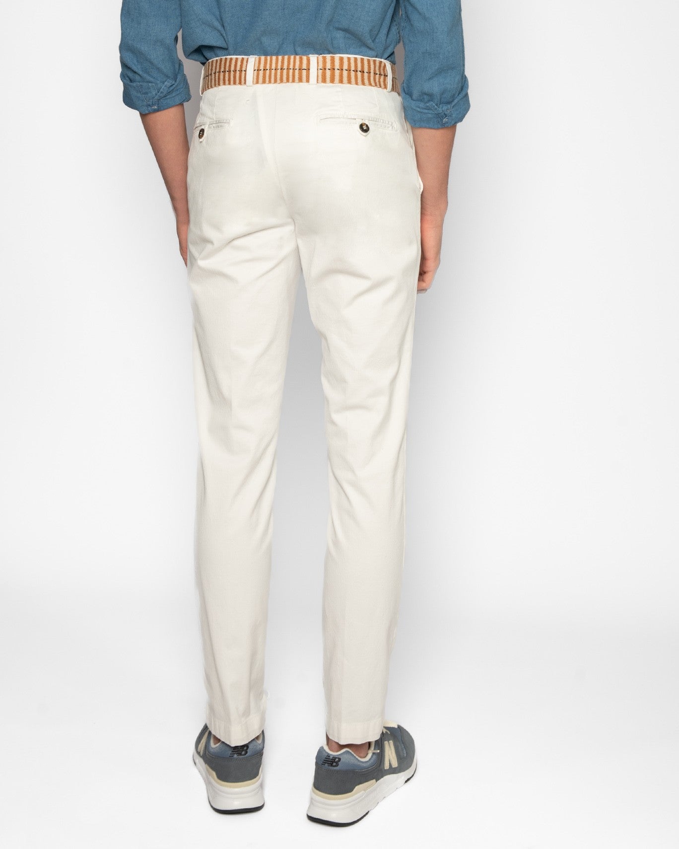 PANTALÓN CHINO TWAY 5120/BLANCO / 52