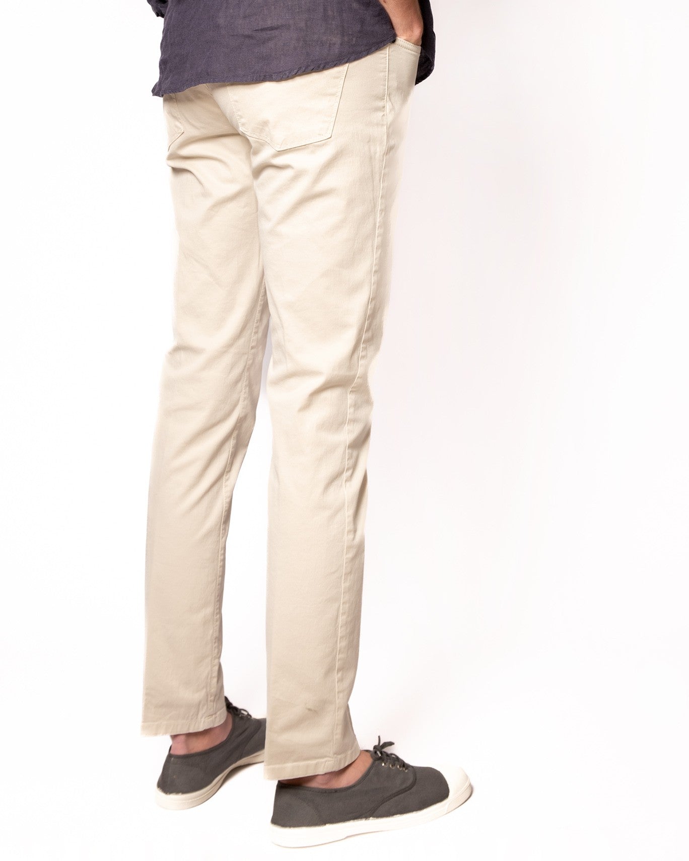 PANTALON 5 BOLSILLOS TWAY 05103/BEIGE CLARO / 58