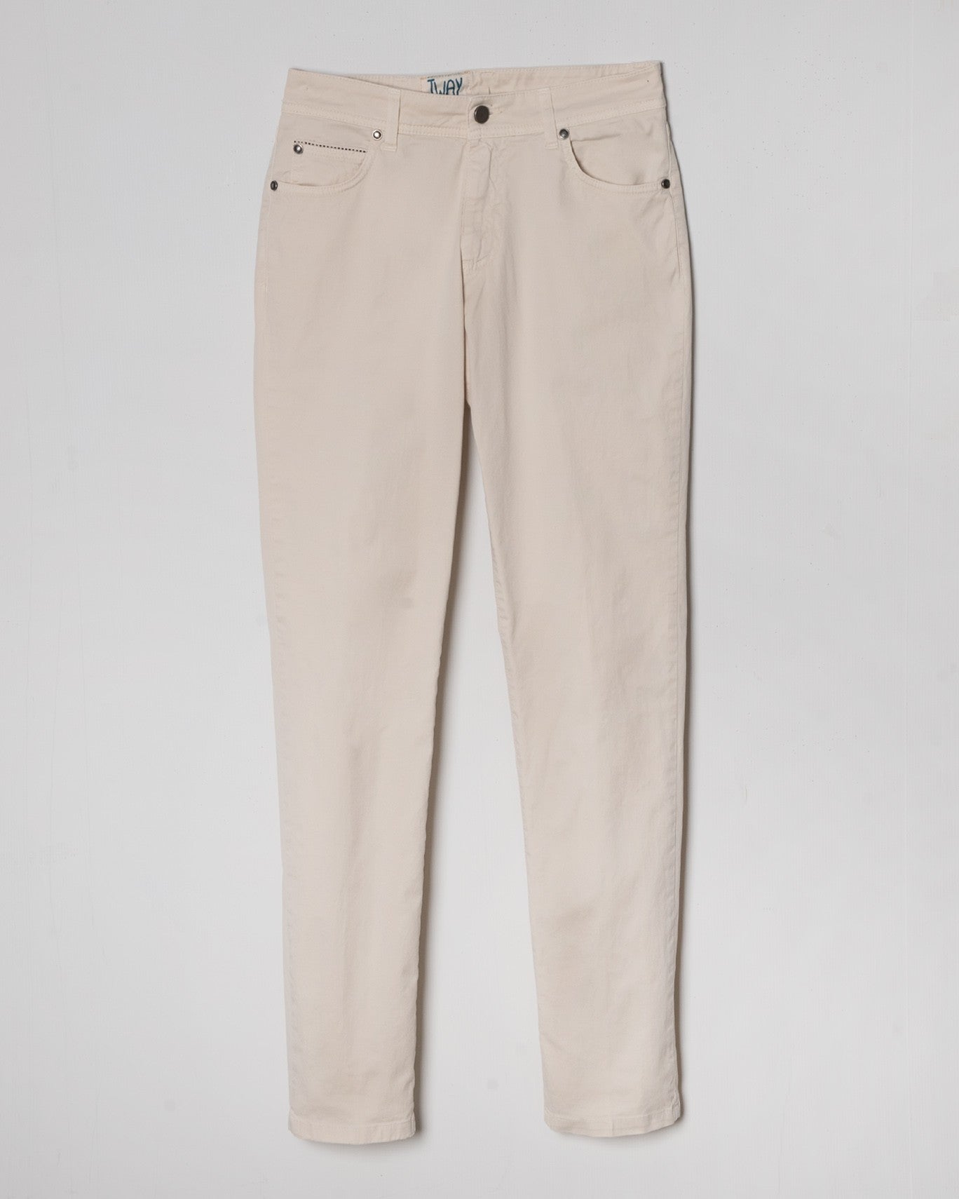 PANTALON 5 BOLSILLOS TWAY 05103/BEIGE CLARO / 58