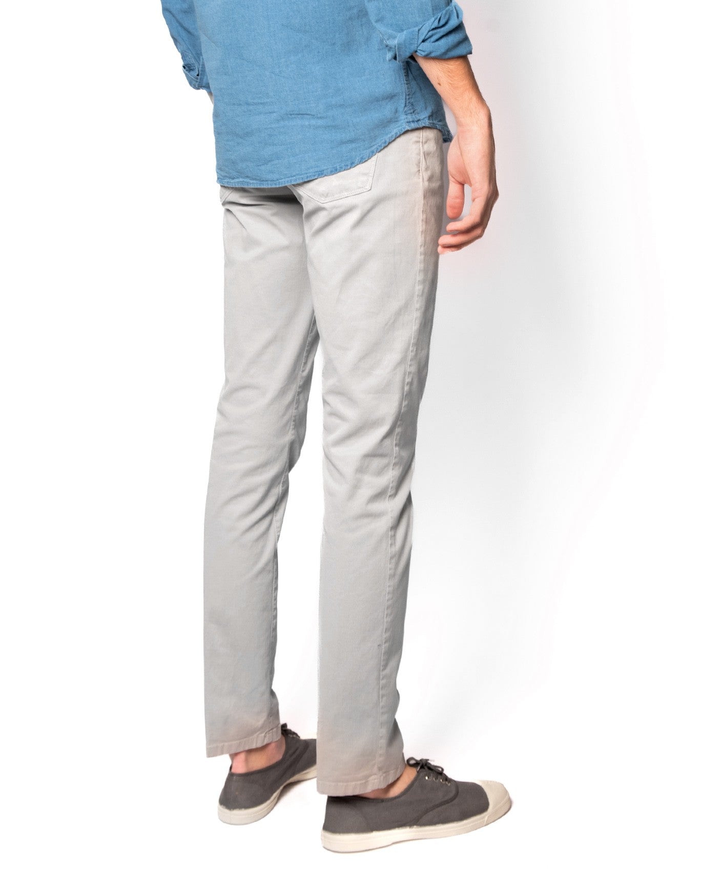 PANTALON 5 BOLSILLOS TWAY 00550/GRIS CLARO / 58